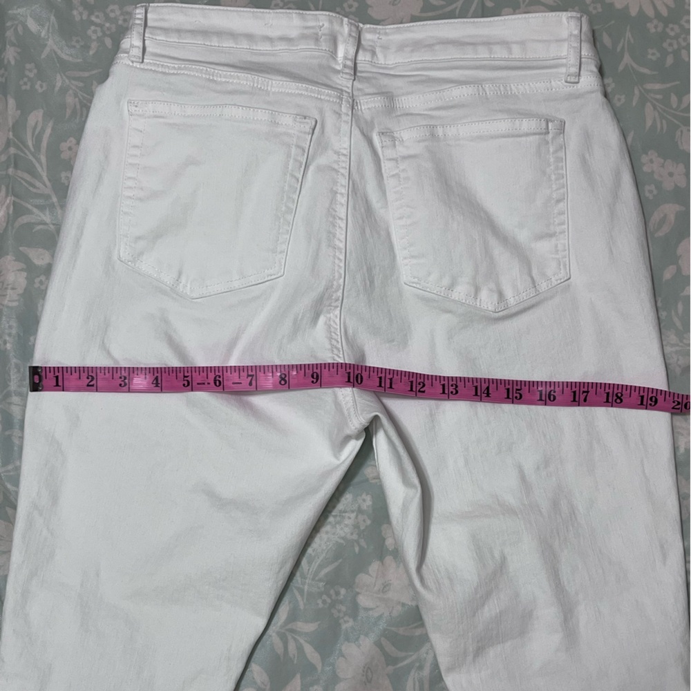 Loft White Curvy Skinny Jeans size 29/8 - Picture 2 of 14